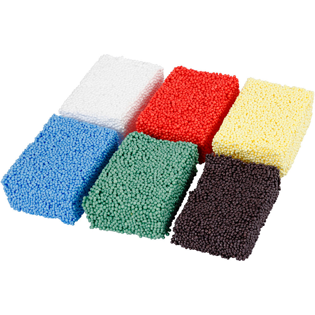 Soft Foam, couleurs classiques, 6x10 gr/ 1 Pq. [HOB-78058]