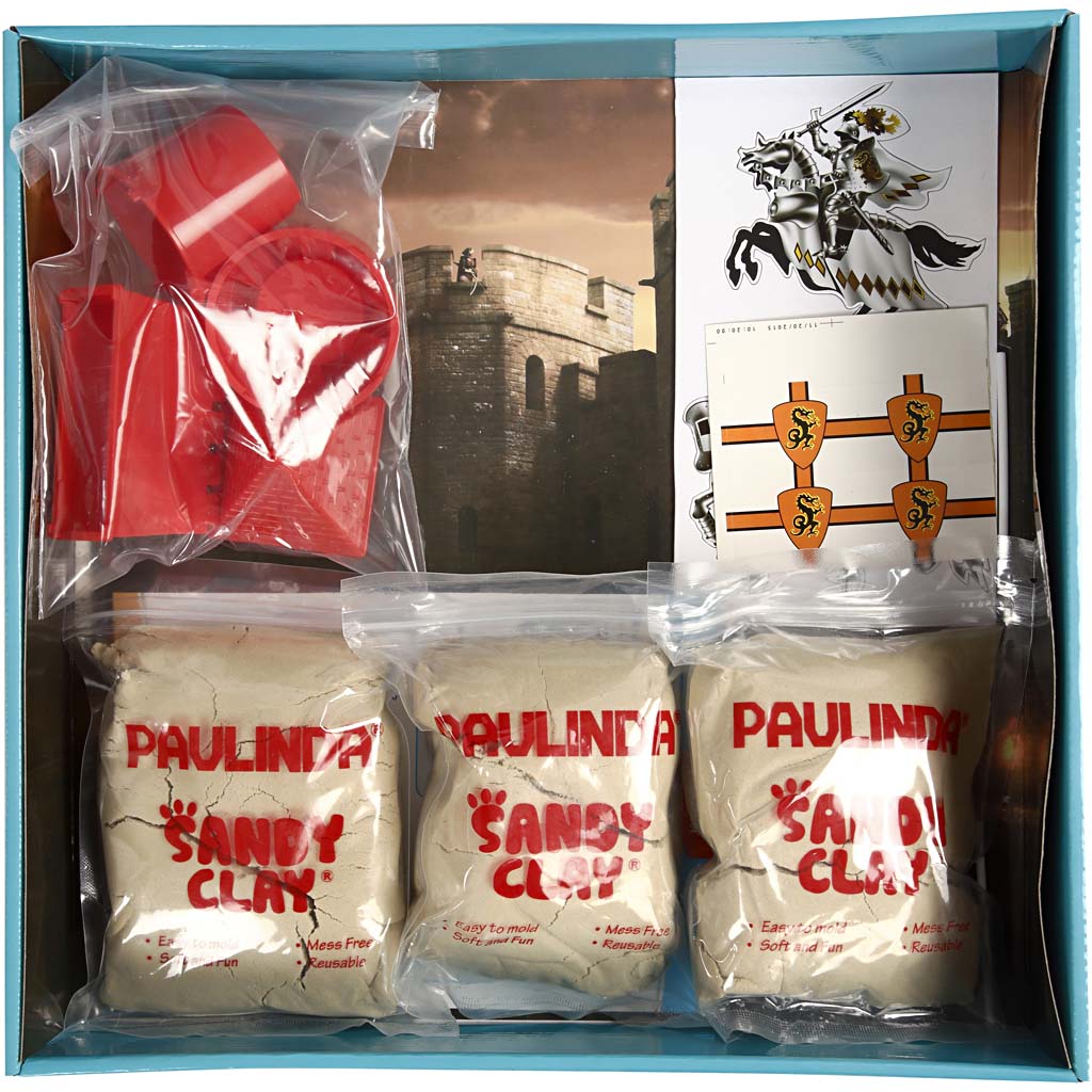 Sandy Clay® , Ridderburcht, naturel, 1 set [HOB-78270]