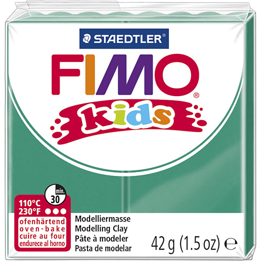 Pâte FIMO® pour Enfant, vert, 42 gr/ 1 Pq. [HOB-78529]
