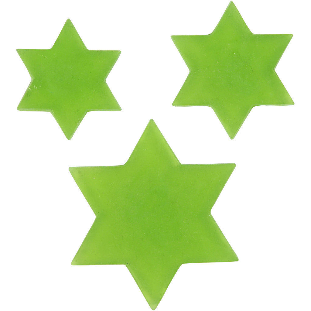 Gietmal, ster, H: 6+8+10 cm, D: 9 mm, afm 14,9x22 cm, 1 stuk [HOB-78637]