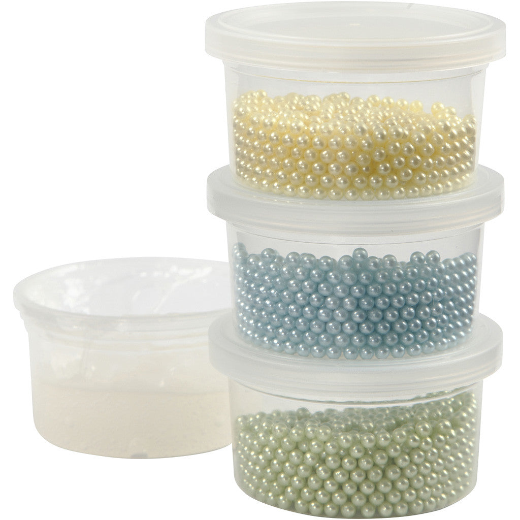 Pearl Clay®, diverse kleuren, 3x25+38 gr, 1 set [HOB-78726]