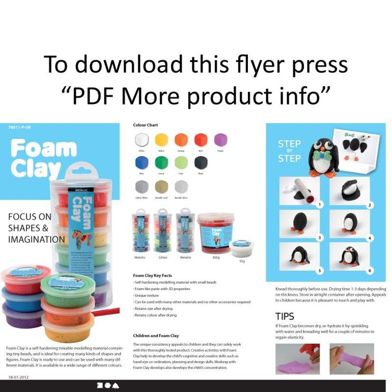 Foam Clay®, neon geel, 560 gr/ 1 emmer [HOB-78829]