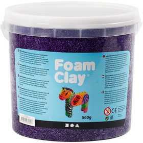 Foam Clay®, paars, 560 gr/ 1 emmer [HOB-78877]