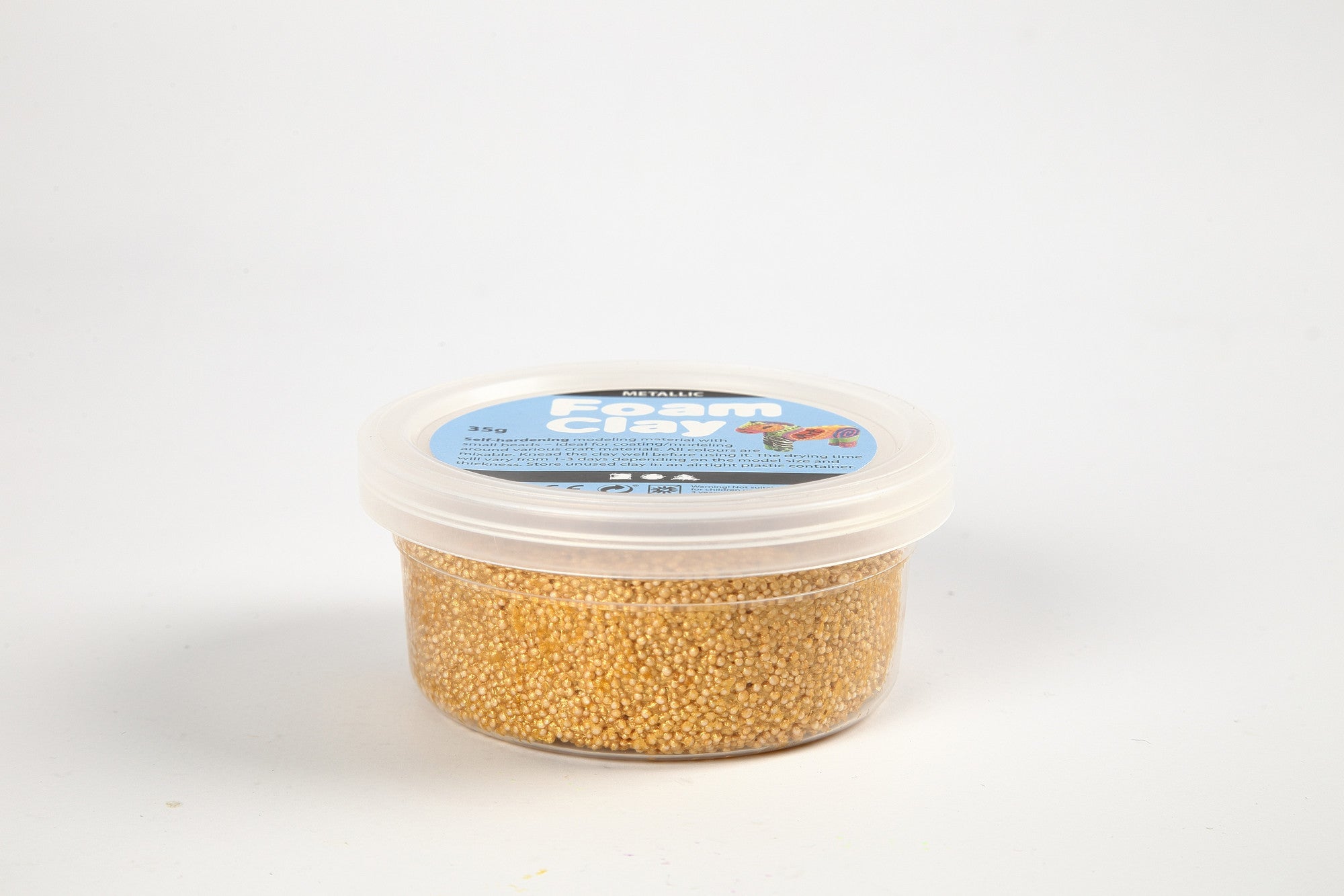 Foam Clay®, metallic, goud, 35 gr/ 1 Doosje [HOB-78918]