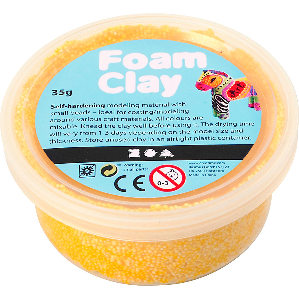 Foam Clay®, yellow, 35 g/ 1 tub