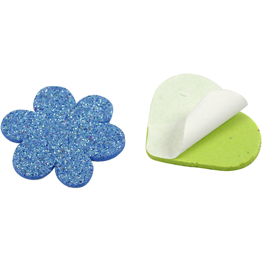 EVA Foam figuren, d 19+29 mm, 100div/ 1 doos [HOB-790230]