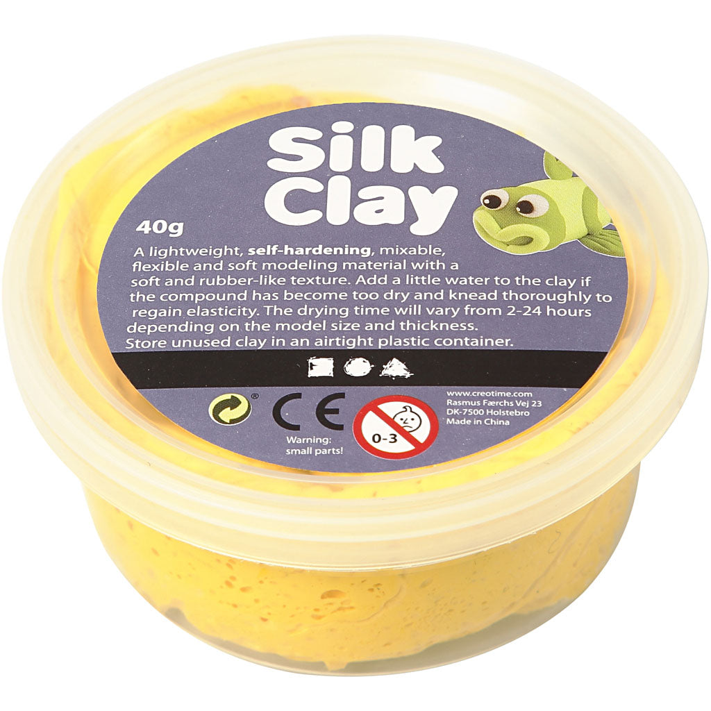 Silk Clay®, yellow, 40 g/ 1 tub