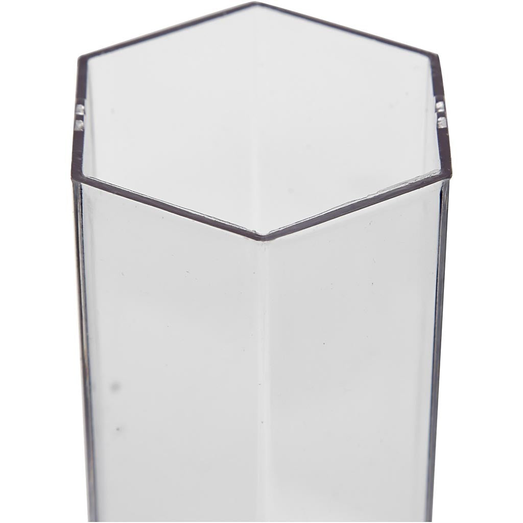 Kaarsen gietvorm, Zeskant, afm 170x53 mm, 1 stuk [HOB-79222]