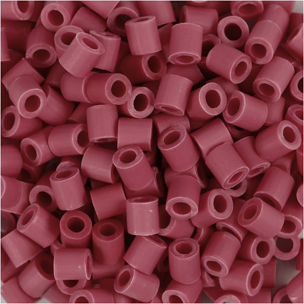 Les Perles NABBI BioBeads, dim. 5x5 mm, diamètre intérieur 2.5 mm, medium, rouge, 1000 pièces/ 1 Pq. [HOB-9067770]