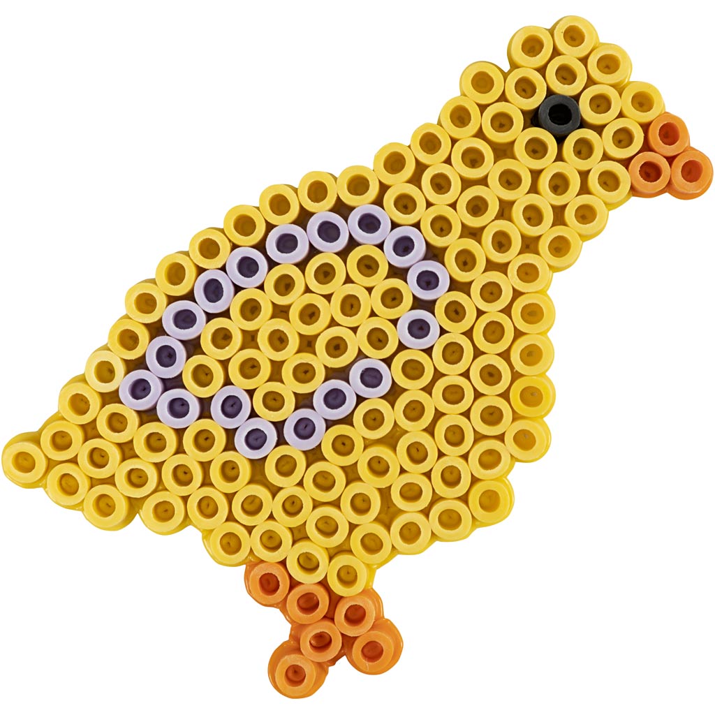 Plaques à Picots pour Perles NABBI BioBeads, oiseau, dim. 6,2x13,4 cm, medium, 1 pièce [HOB-906787]