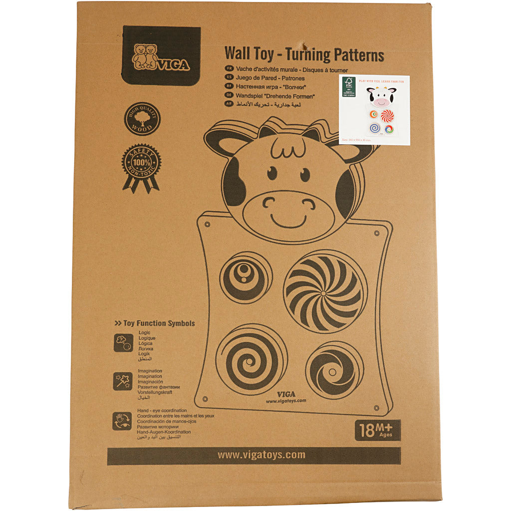 VIGA Activiteitenboard, Koe, afm 36x55x3,5 cm, 1 stuk [HOB-907661]
