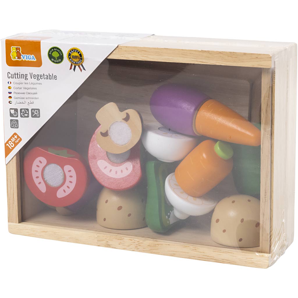 VIGA snijbare groenteset, 20 onderdelen/ 1 set [HOB-907717]