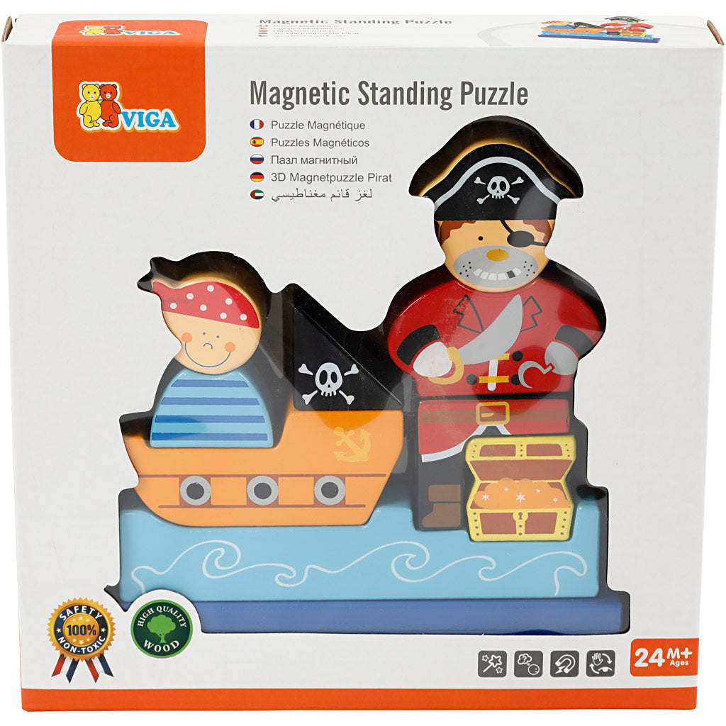 VIGA Magnetische 3D-puzzel, 1 set [HOB-907740]