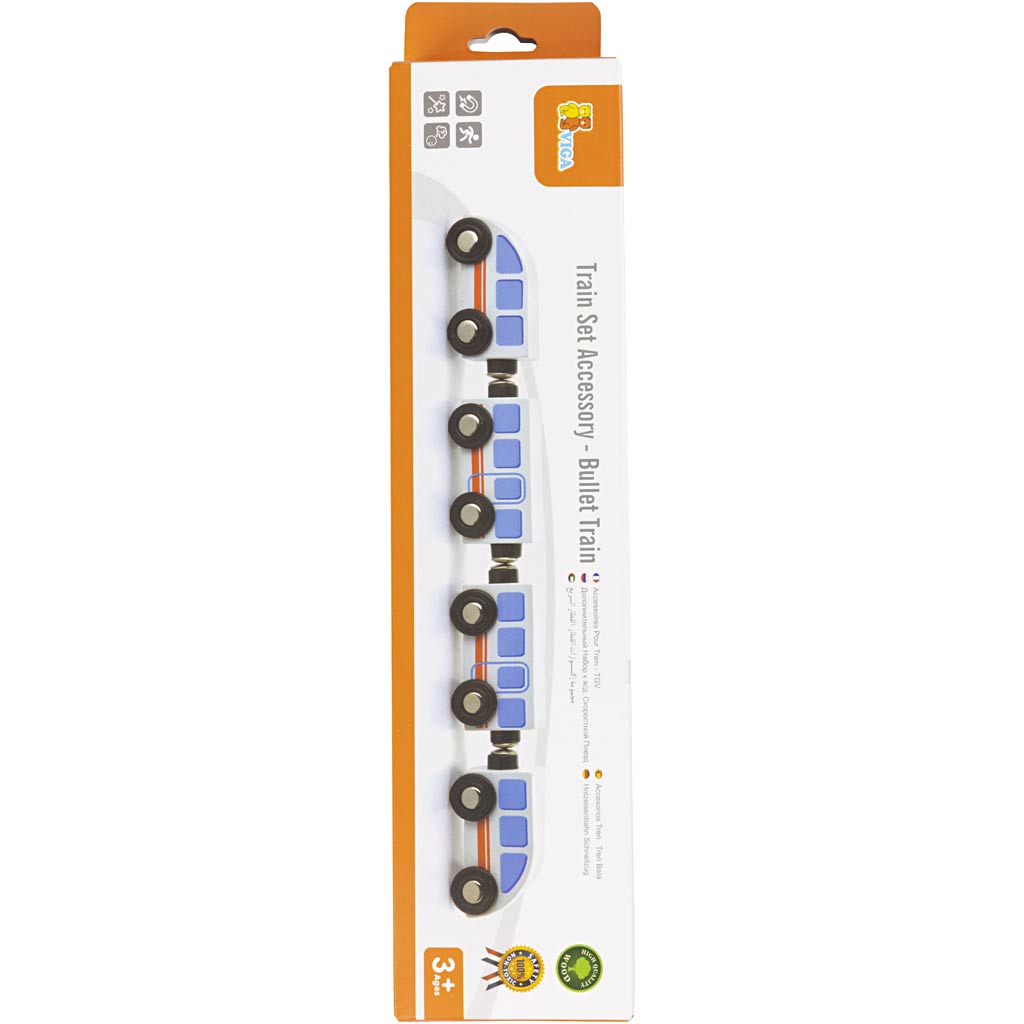 VIGA spoorwegaccessoires, treinpassagier, afm 310x72x36 mm, 4 onderdelen/ 1 set [HOB-907746]