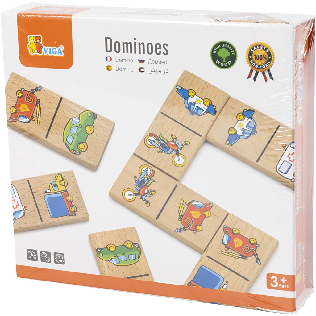Dominos VIGA pour enfants , 28 pièces, 1 pièce [HOB-907781]