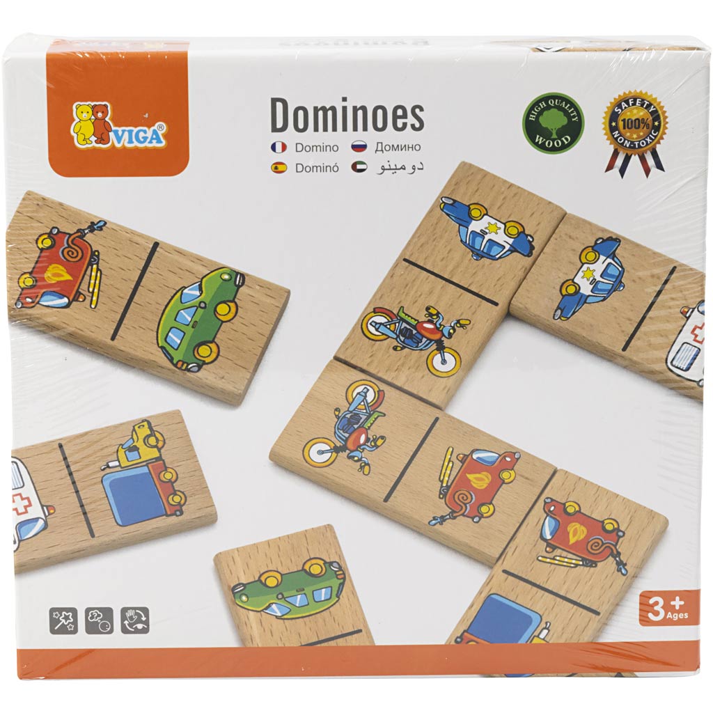 Dominos VIGA pour enfants , 28 pièces, 1 pièce [HOB-907781]