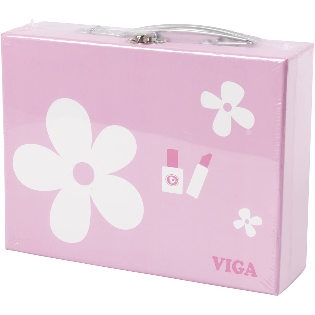 Coffret beauté en bois VIGA , 10 morceaux/ 1 set [HOB-908491]
