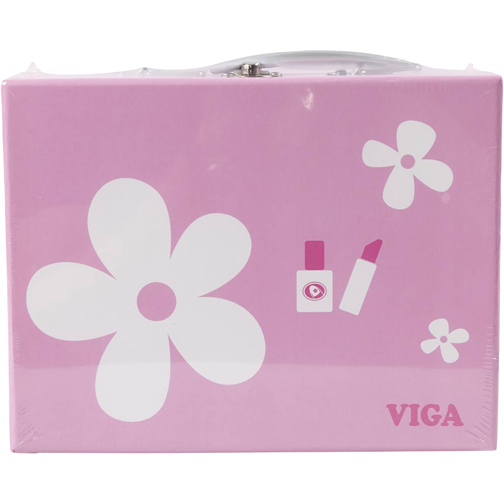 Coffret beauté en bois VIGA , 10 morceaux/ 1 set [HOB-908491]