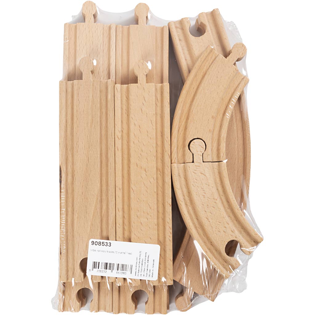 VIGA spoorweg, 12 onderdelen/ 1 set [HOB-908533]