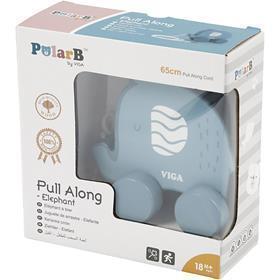 VIGA trek olifant, afm 11 cm, blauw, 1 stuk [HOB-908589]