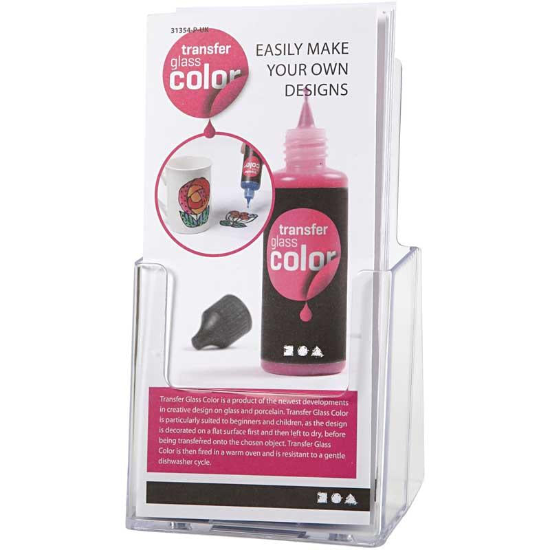 Présentoir pour brochures, dim. 110x80x200 mm, 1 pièce [HOB-93064]