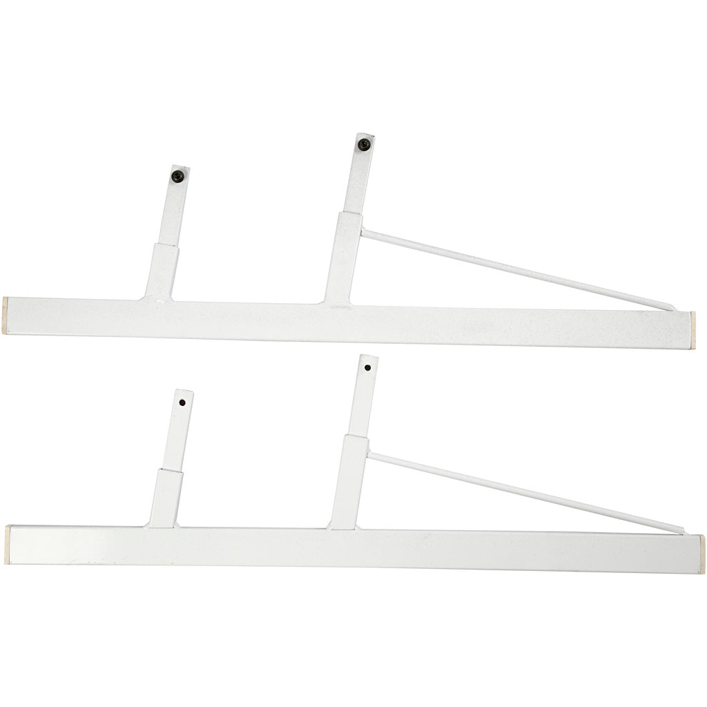 Montageset voor papier opslagrek, L: 100 mm, B: 30 mm, 1 set [HOB-93235]