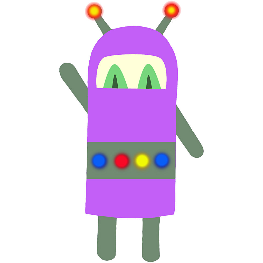 Robotten, H: 22,5-24 cm, B: 15-16 cm, 230 gr, wit, 16 stuk/ 1 doos [HOB-95207]