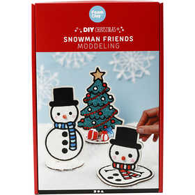 Sneeuwpop met kerstboom, 1 set [HOB-97071]