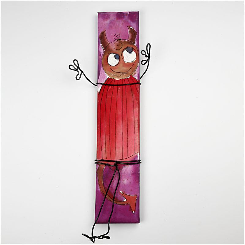 Lange canvassen met aquarel, wit, 20 stuk, 1 set [HOB-97285]