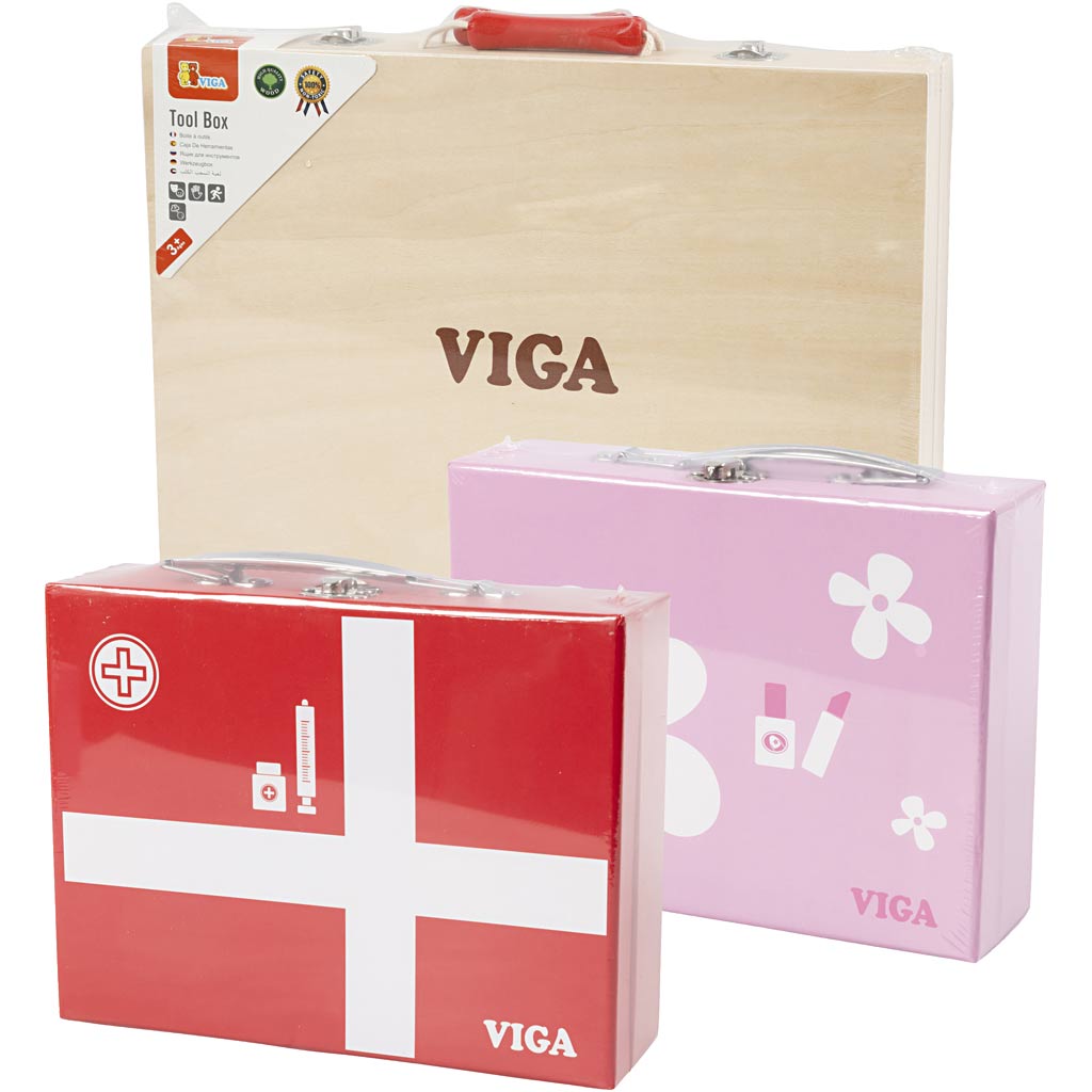 VIGA Houten Speelset, 33 onderdelen/ 1 set [HOB-980870]