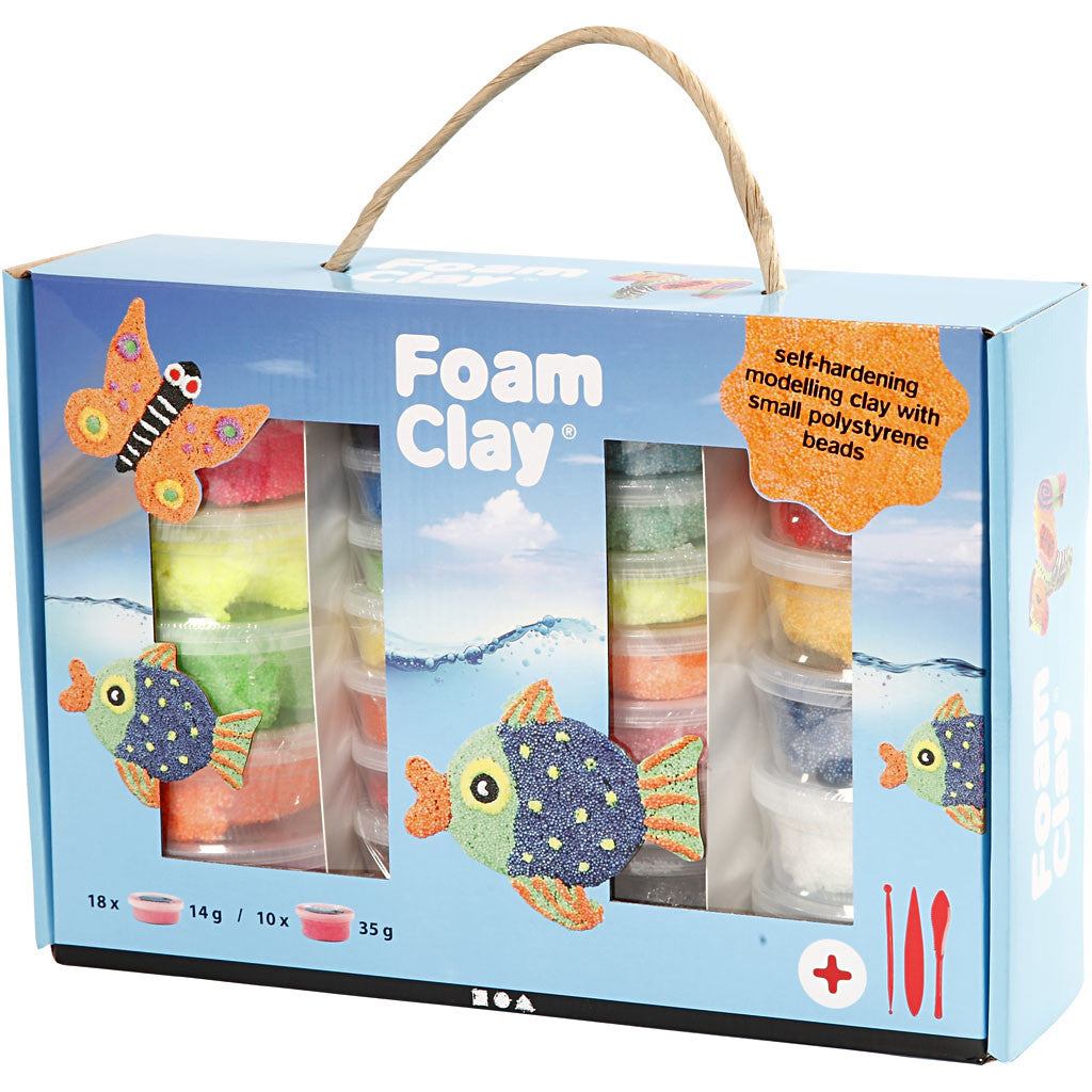 Boîte Cadeau Foam Clay®, ass. de couleurs, 1 set [HOB-98112]