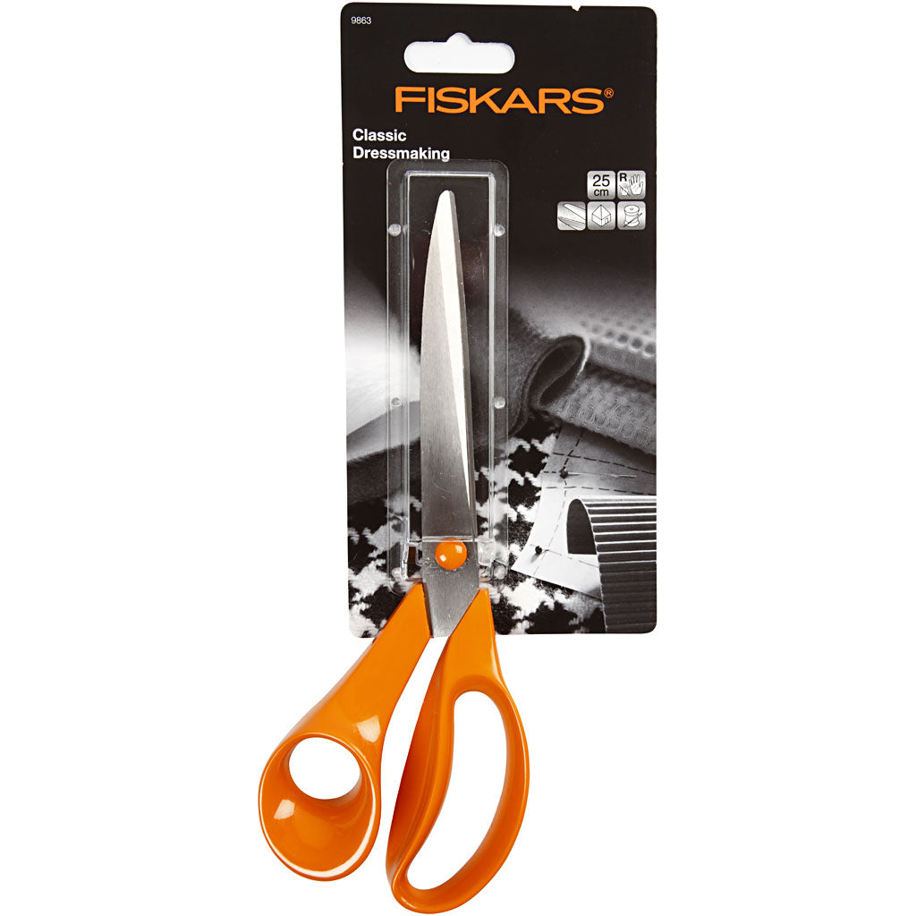 Fiskars Klassieke Stoffenschaar, L: 25 cm, rechtshandig, 1 stuk [HOB-9863]