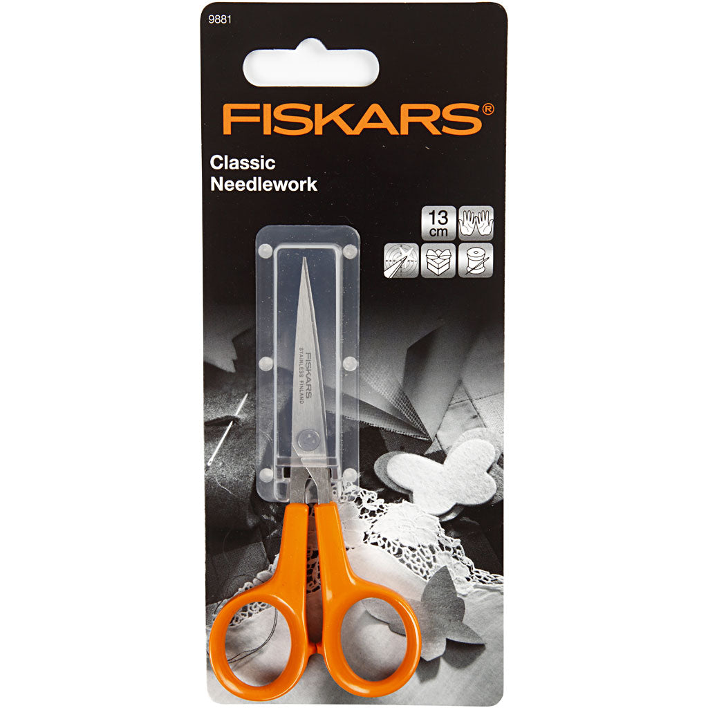 Fiskars Ciseaux de Précision Classiques, L : 13 cm, 1 pièce [HOB-9881]
