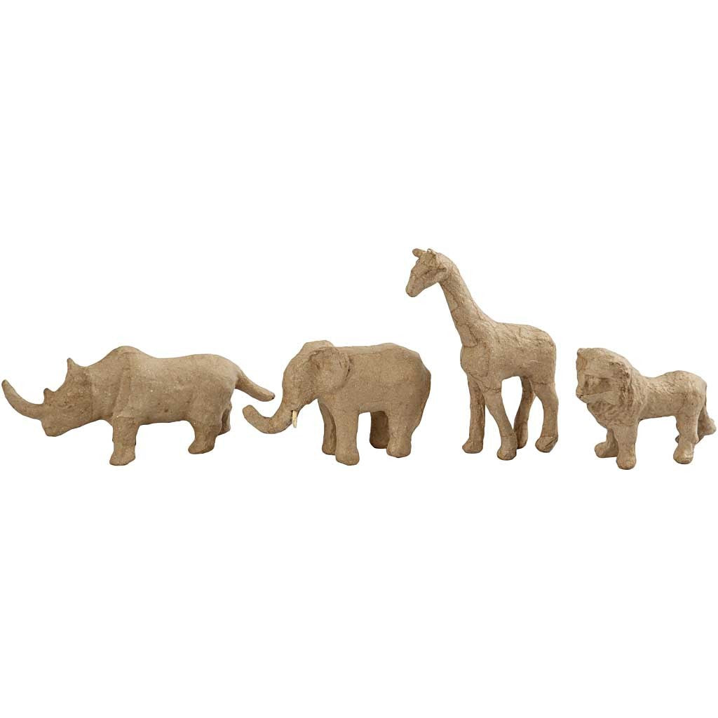 Jungledieren, H: 7,5-10 cm, 32 stuk/ 1 doos [HOB-99382]
