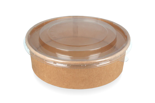 Deksel Salade Poke Bowl 900ml-1300ml Ø18,4cm transparant stapelbaar (300 stuks) [TK-9987010]
