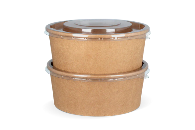 Deksel Salade Poke Bowl 500ml-750ml-1000ml Ø14,8cm transparant stapelbaar (300 stuks) [TK-9987011]