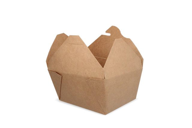 Oosterse Maaltijdbox 9x6,3x11,3 cm 750ml kraft (450 stuks) [TK-9987066]