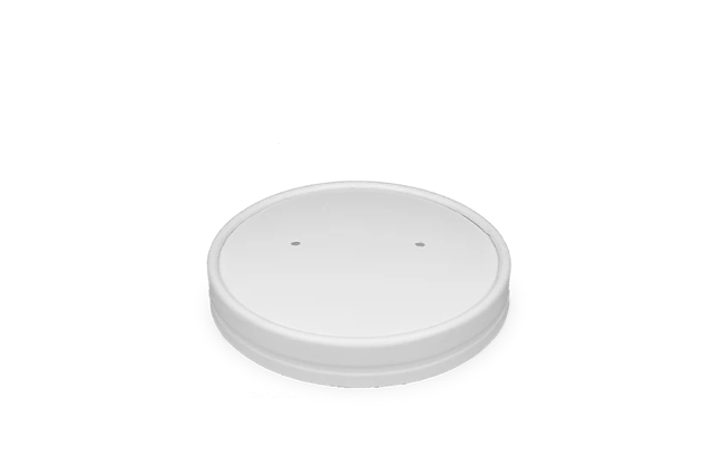 Lid Carton soup cup 240-360ml Ø9 cm White (500 pcs)