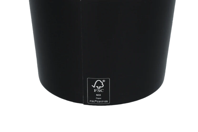 Gobelet à crème glacée Carton 120ml Ø7,8cm 4oz FSC®Mix Noir (1.000 pcs) [TK-9987422]