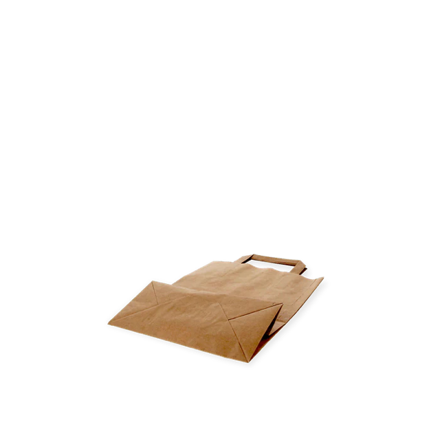 Sac en Papier 22x10x28cm marron (250 pcs) [TK-9987499]