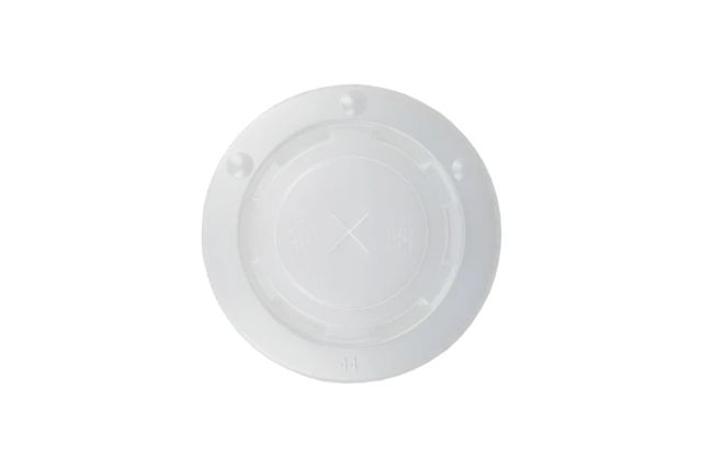 Deksel Plastiek Milkshakebeker plat met kruis Ø9 cm (1.000 stuks) [TK-9987536]