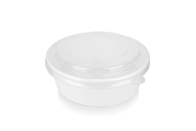 Salade Poke Bowl 500ml 20oz Ø14,8x4,6cm Blanc (300 pcs) [TK-9987581]