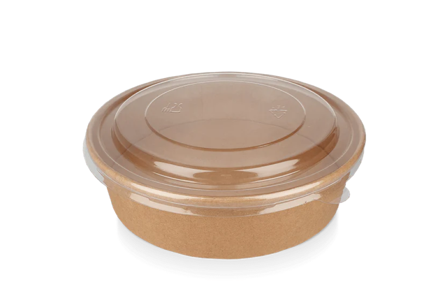 Salade Poke Bowl 900ml 30oz Ø18,4x5cm kraft (300 stuks) [TK-9987587]