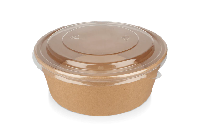 Salade Poke Bowl 1300ml 40oz Ø18,4x6,7cm kraft (300 stuks) [TK-9987591]
