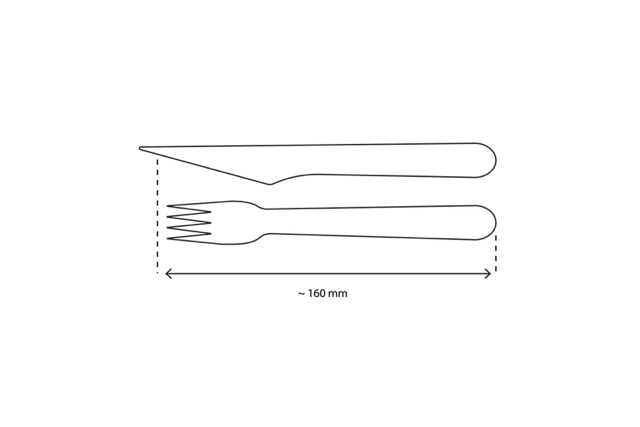 Houten bestekset 3/1 mes + vork + servet (250 stuks) [TK-9987657]