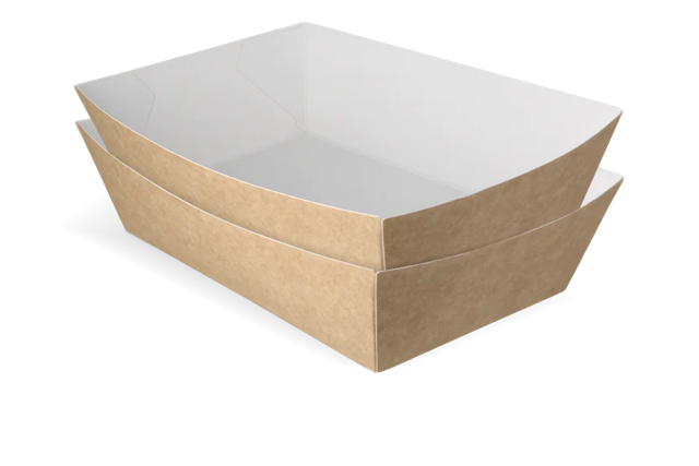 Frietbakjes A50 kraft/wit (400 stuks) [TK-9987899]