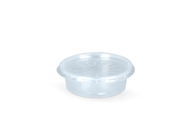 Couvercle Récipient rond Ø7 cm transparent (1.000 pcs) [TK-9987976]