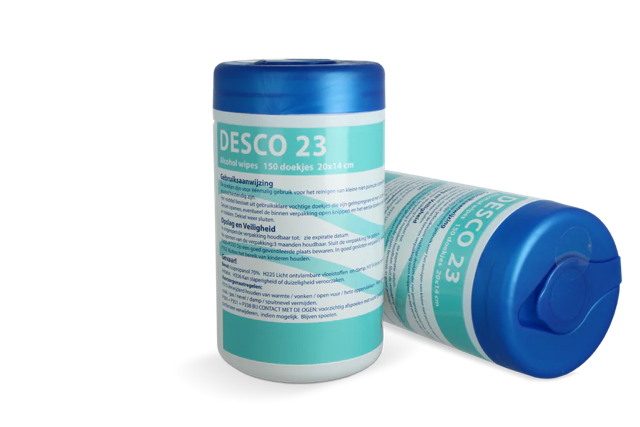 Euro alcohol desinfectiedoekjes in bus 150 doekjes (6 stuks) [TK-9988090]