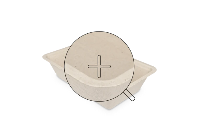 Barquette à frites A9 Canne à sucre (500 pcs) [TK-9988296]