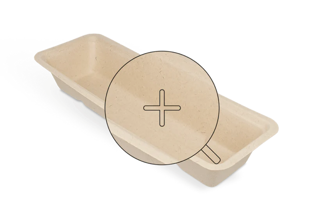 Barquette à saucisses A16 Canne à sucre (500 pcs) [TK-9988299]